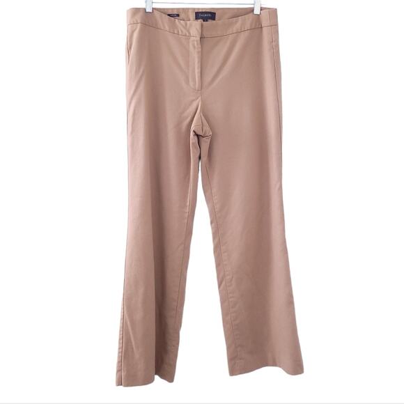 Talbots Heritage Pants Size 12 Tan Career Trousers, 99% Wool, Lined, High Rise - Picture 1 of 6